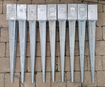 Paalhouders , 9 stuks in totaal , nieuw . beschikbaar voor biedingen