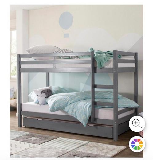 GEZOCHT: Stapelbed 3 personen met uitschuifbare lade, Kinderen en Baby's, Kinderkamer | Stapelbedden en Hoogslapers, Gebruikt