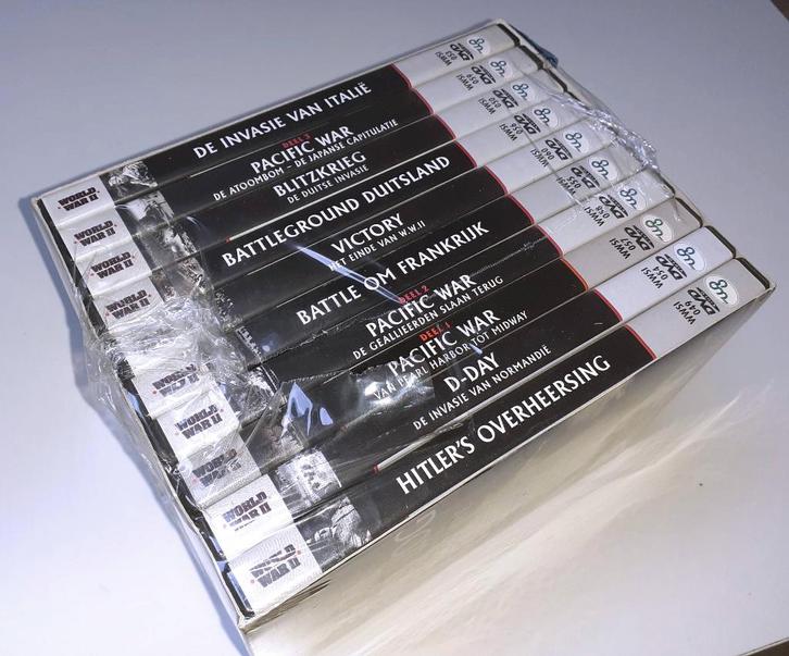 10 DVD Box World War II tweede wereldoorlog, Cd's en Dvd's, Dvd's | Documentaire en Educatief, Nieuw in verpakking, Oorlog of Misdaad