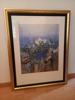 Groot kader met bloemen, Ophalen