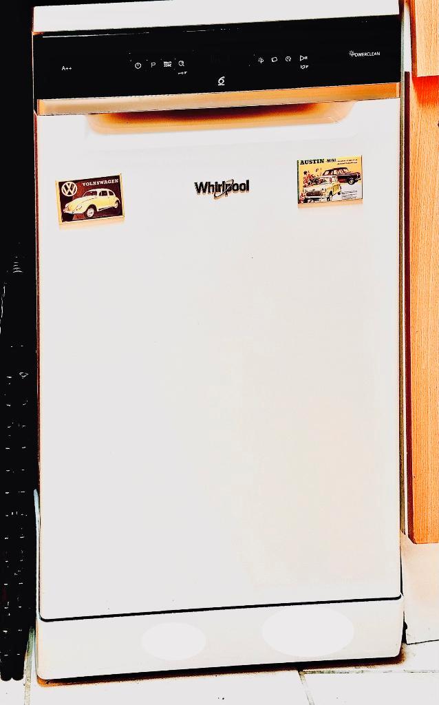 Lave-vaisselle Whirlpool format compact (45cm) - pose libre, Electroménager, Lave-vaisselle, Comme neuf, Autoportant, Moins de 85 cm