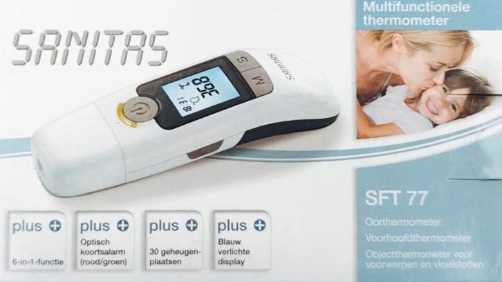 Sanitas Multifunctionele thermometer, Elektronische apparatuur, Persoonlijke Verzorgingsapparatuur, Zo goed als nieuw, Ophalen