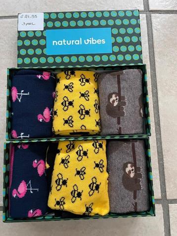 Animal Gift Box - 3-Pack Bio Sokken beschikbaar voor biedingen