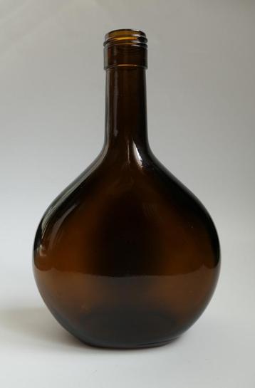Decoratieve bruine fles - 23cm hoog | 15 cm breed | 0.7l beschikbaar voor biedingen