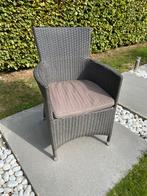 Tuinstoelen met kussen taupe, Tuin en Terras, Ophalen, Gebruikt