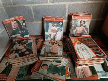 Magazines vintage "Femmes d'aujourd'hui" années 50-60 beschikbaar voor biedingen