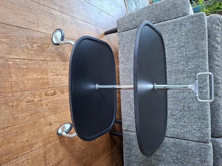 Zwarte serveertafel van Kartell by Citterio-Löw, Huis en Inrichting, Tafels | Sidetables, Gebruikt, 25 tot 50 cm, 50 tot 100 cm