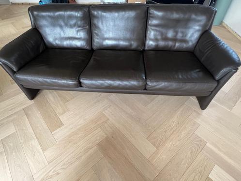 Salon Durlet leder, Huis en Inrichting, Zetels | Complete zithoeken, Zo goed als nieuw, Leer, Ophalen