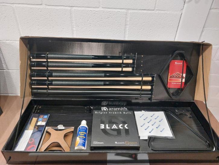 Pool accessoireset Black, Sport en Fitness, Biljarten en Poolen, Nieuw, Ophalen