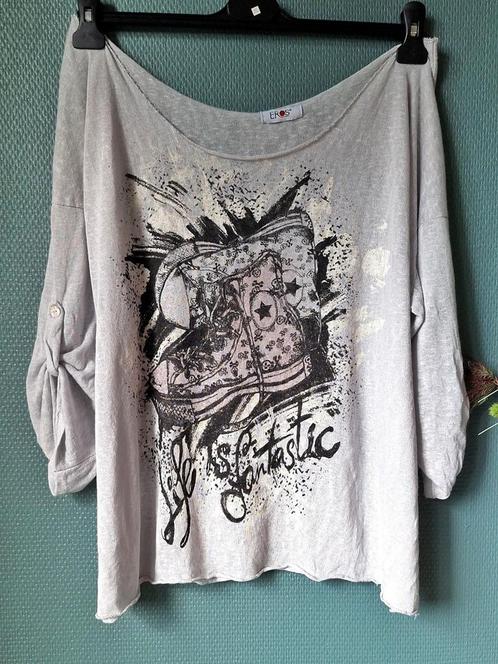 Blouse oversize dessin imprimé femme, Vêtements | Femmes, Grandes tailles, Neuf, Gris, Enlèvement ou Envoi