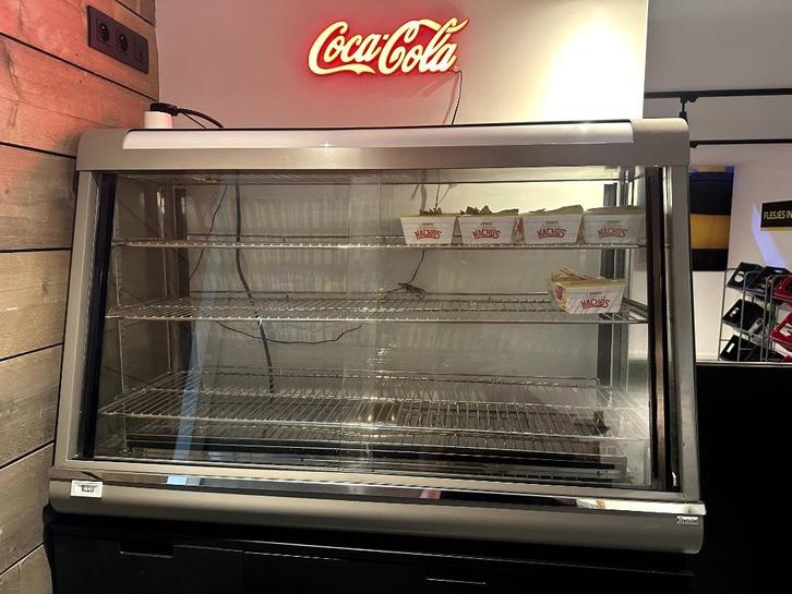 Warmhoudvitrine Bartscher 1200x480x790(h)mm, Articles professionnels, Horeca | Équipement de cuisine, Utilisé, Enlèvement