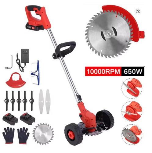 Accu Grasmaaier. Draadloze Grastrimmer. Tuintrimmer 2 Accu's, Tuin en Terras, Grastrimmers, Nieuw, Accu, Verzenden