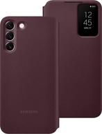 SAMSUNG Coque Smart Clear View S22+ Bordeaux, Ophalen, Nieuw, Overige modellen, Frontje of Cover