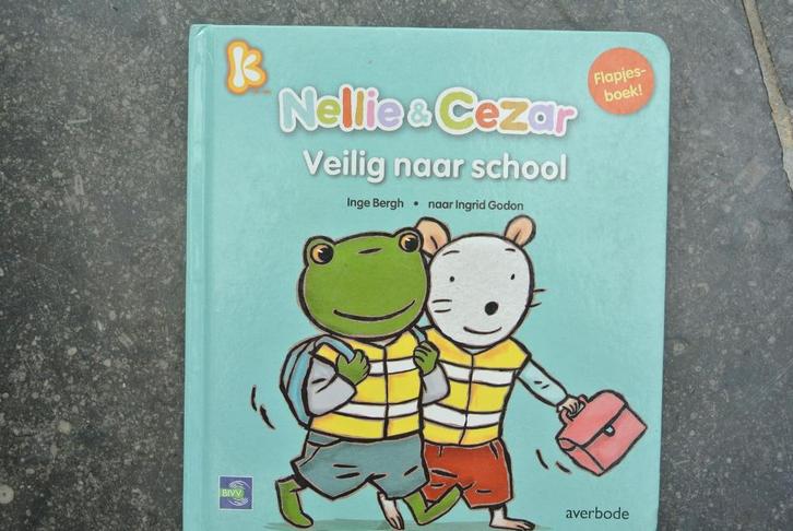 Nellie en Cezar veilig naar school, Boeken, Kinderboeken | Kleuters, Ophalen of Verzenden