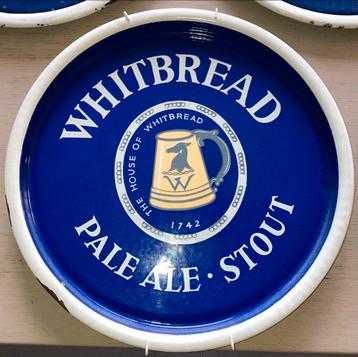 Emaille Whitbread Pale Ale - Stout bierplateau beschikbaar voor biedingen