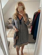 Jurk maat 44, Kleding | Dames, Zo goed als nieuw, Onder de knie, Verzenden, Blauw