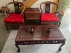 Salon en eetkamer Chinese meubels antiek goede kwaliteit, Enlèvement ou Envoi