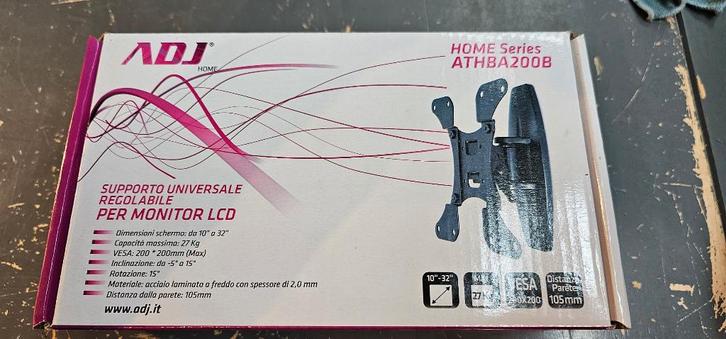 universele monitor-LCDbeugel, nieuw, ADJ ATHBA200B, 27 kg, Computers en Software, Presenters, Nieuw, Ophalen