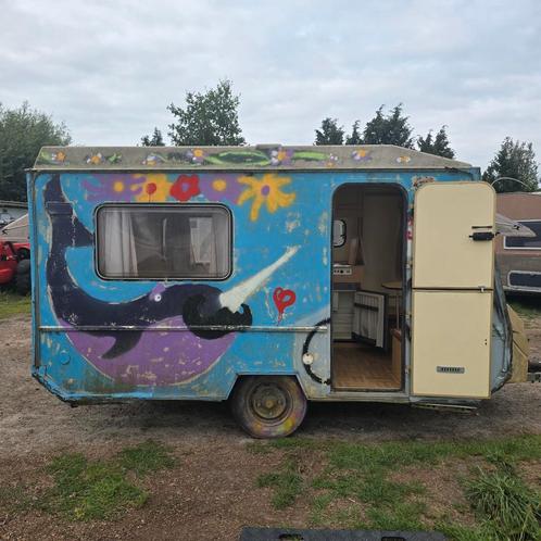 Caravan 750kg rijbewijs B foodtruck werfkeet aanhangwagen 4m, Caravans en Kamperen, Caravanaccessoires, Zo goed als nieuw, Ophalen