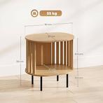 Table d'appoint ovale | LIVRAISON GRATUITE, Neuf, -, -, HOMCOM