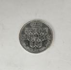 50 frank francs leopold 1939 zilver, Ophalen of Verzenden, Zilver