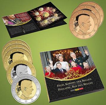 Belgique : ensemble de pièces en euros 2014 (famille royale), Envoi, Série