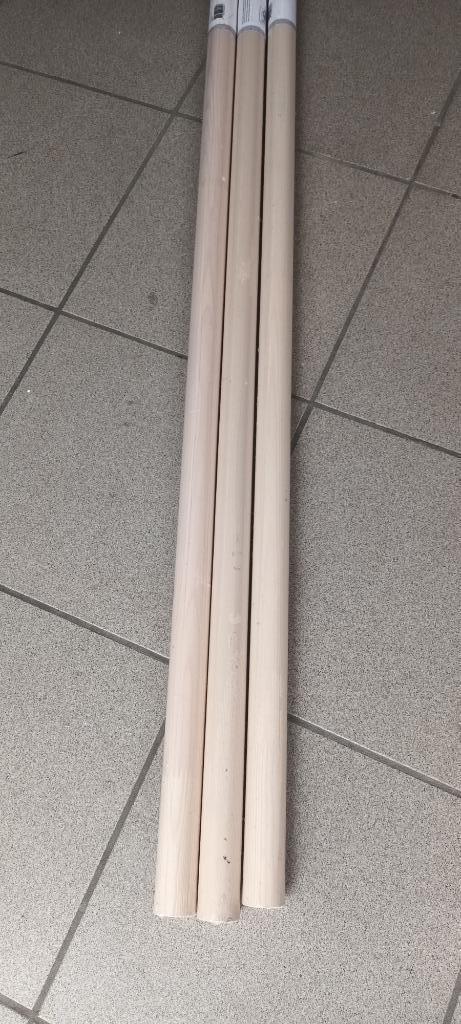 GORDIJNSTOKKEN, Huis en Inrichting, Stoffering | Gordijnen en Lamellen, Nieuw, Wit, Zwart, Ophalen