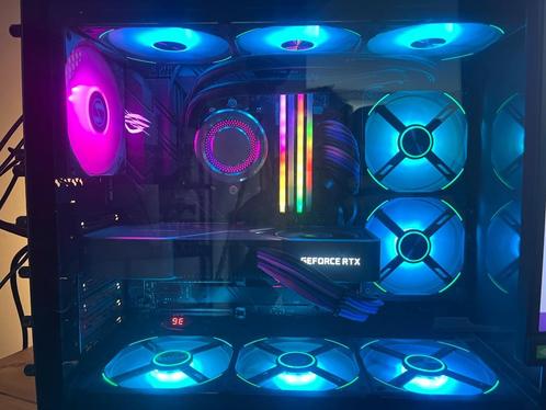Gaming PC: Ryzen 7 5800X3D + RTX 3080 FE etc, Computers en Software, Desktop Pc's, Gebruikt, SSD, 32 GB, Met videokaart, Gaming