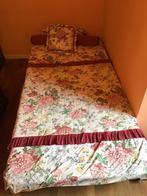 opplooibaar bed, Huis en Inrichting, Ophalen, Gebruikt, Eenpersoons, Blauw