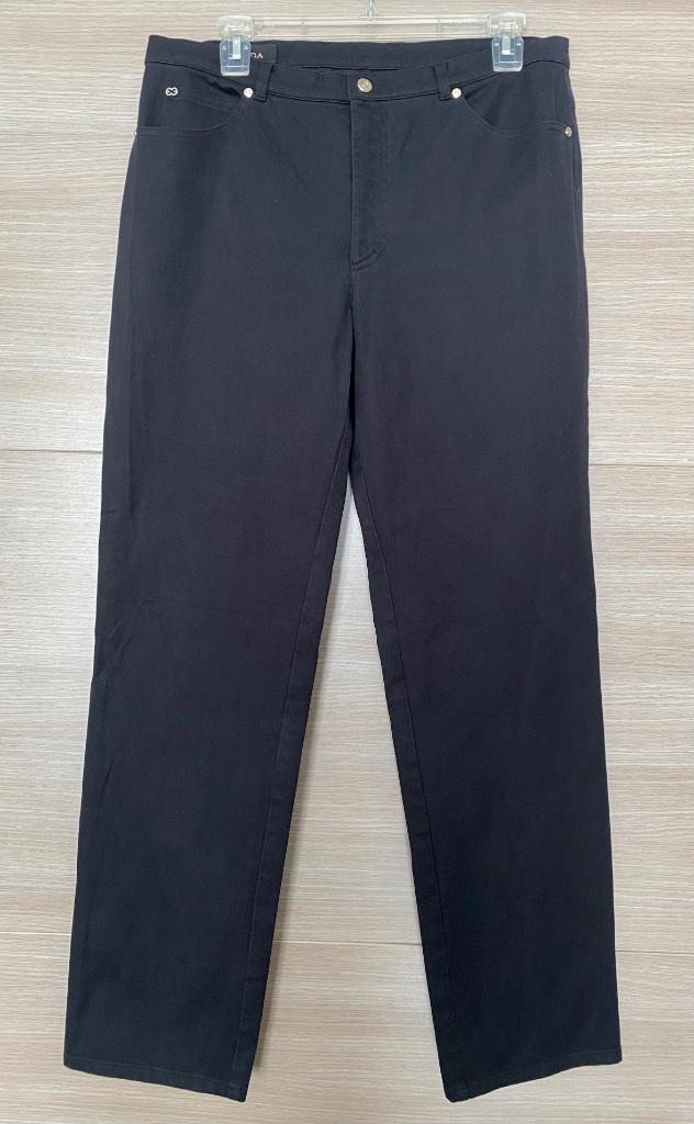 Zwarte broek Escada maat 44, Kleding | Dames, Broeken en Pantalons, Zo goed als nieuw, Maat 42/44 (L), Zwart, Lang, Verzenden