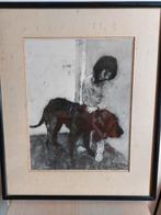 Litho Martin Wallaert, Antiek en Kunst, Ophalen