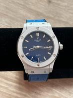 2 Nieuwe HUBLOTS - blauw & groen, Handtassen en Accessoires, Horloges | Heren, Overige merken, Overige materialen, Polshorloge