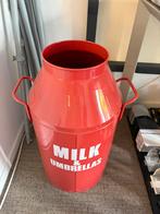 Decoratieve rode melkbus / Paraplubak, Huis en Inrichting, Ophalen, Zo goed als nieuw, Metaal