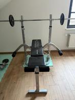 Fitness toestel  + halters, Sport en Fitness, Fitnessmaterialen, Ophalen, Zo goed als nieuw