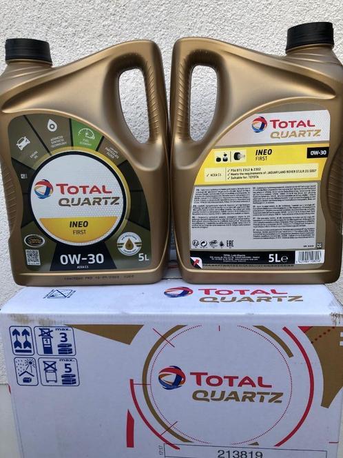 motorolie TOTAL INEO FIRST 0W30 - voor recente PSA autos Tot, Auto diversen, Onderhoudsmiddelen, Ophalen of Verzenden