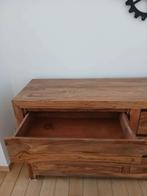 Table salle à manger + armoire salle a manger en bois, Maison & Meubles, Enlèvement, Comme neuf