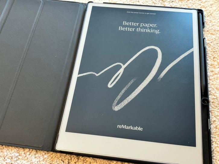 Remarkable paper pro nieuwstaat digital notebook, Computers en Software, Tekentablets, Zo goed als nieuw, Draadloos, Multi-touch