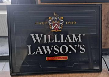 lichtreclamebak WILLIAM LAWSON'S wiskey