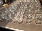 oud glazen set van 34 glazen christal, Ophalen, Zo goed als nieuw