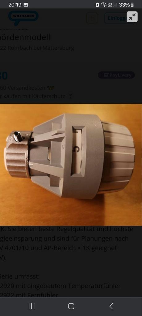 Danfoss 013G2920 NIEUW, Doe-het-zelf en Bouw, Verwarming en Radiatoren, Nieuw, Ophalen of Verzenden
