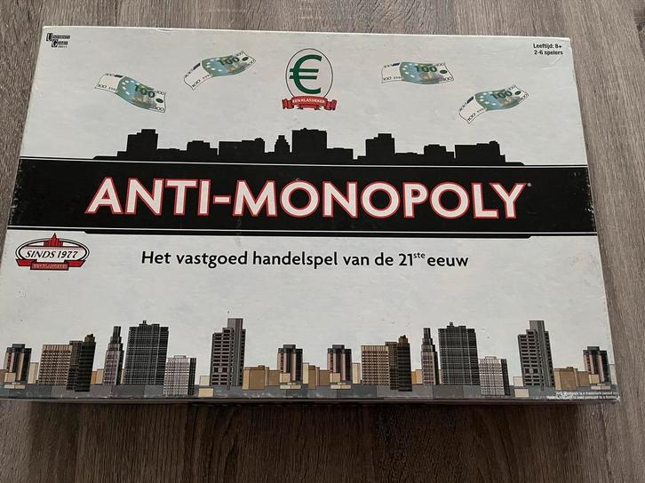 Anti-Monopolie, Hobby en Vrije tijd, Gezelschapsspellen | Bordspellen, Gebruikt, Ophalen