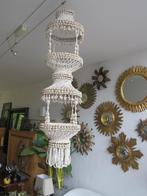 Vintage Boho schelpen luchter plantenhanger shell art, Antiek en Kunst, Ophalen of Verzenden