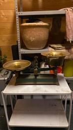 Retro weegschaal (echt koper), Ophalen, Analoog, Overige typen, 500 gram of grover