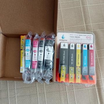 Canon PGI-580 + CLI-581  10 cartridges  beschikbaar voor biedingen