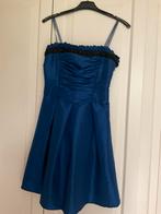 Korte jurk met afneembare bandjes, Kleding | Dames, Gelegenheidskleding, Blauw, Cocktailjurk, Zo goed als nieuw