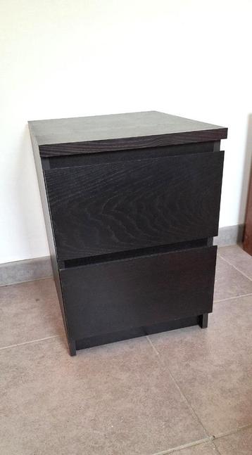 Meuble caisson à tiroir ou table nuit marron Ikea 40x48x55c, 45 à 65 cm, Comme neuf, Enlèvement, 55 à 70 cm