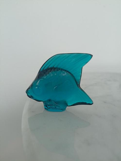 Lalique - Turkooizen vis, Antiek en Kunst, Antiek | Glaswerk en Kristal, Ophalen of Verzenden