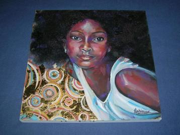 Schilderij Afrikan Girl      beschikbaar voor biedingen