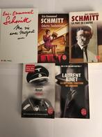 Lot de 5 livres de poche E.E.Schmitt + L. Binet, Utilisé, Enlèvement ou Envoi