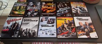Fast and Furious 1 t.e.m 9 + Hobbs & shaw beschikbaar voor biedingen